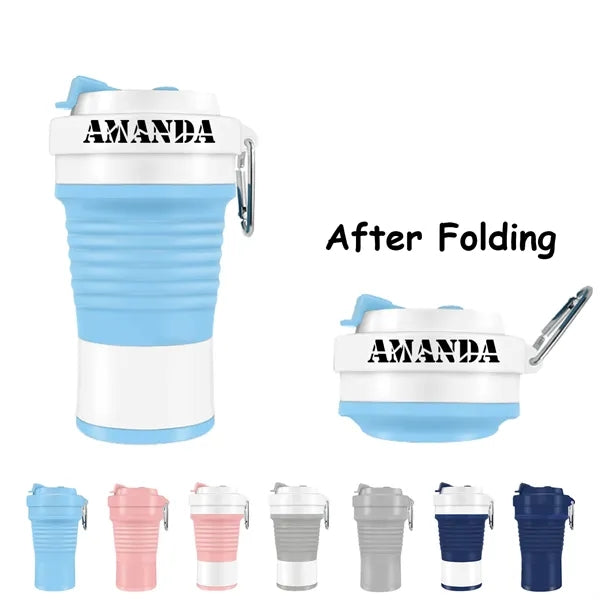 25oz Collapsible Food Grade Silicone Water Bottle