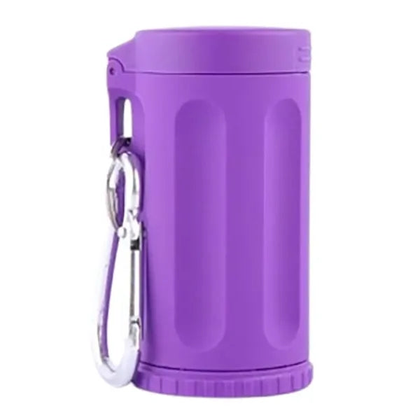 Outdoor Plastic Ashtray w/ Carabiner