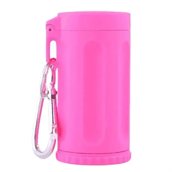 Outdoor Plastic Ashtray w/ Carabiner