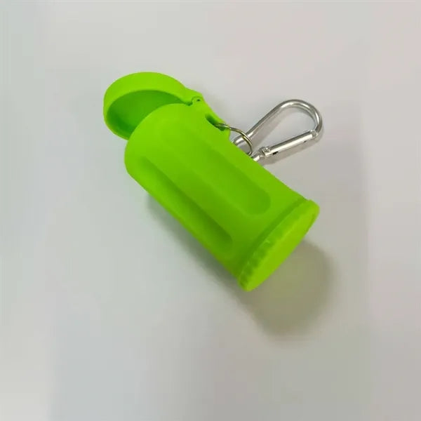Outdoor Plastic Ashtray w/ Carabiner