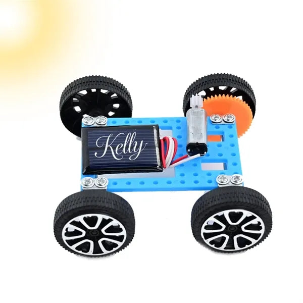 Kids DIY Micro Solar Sun Powered Car