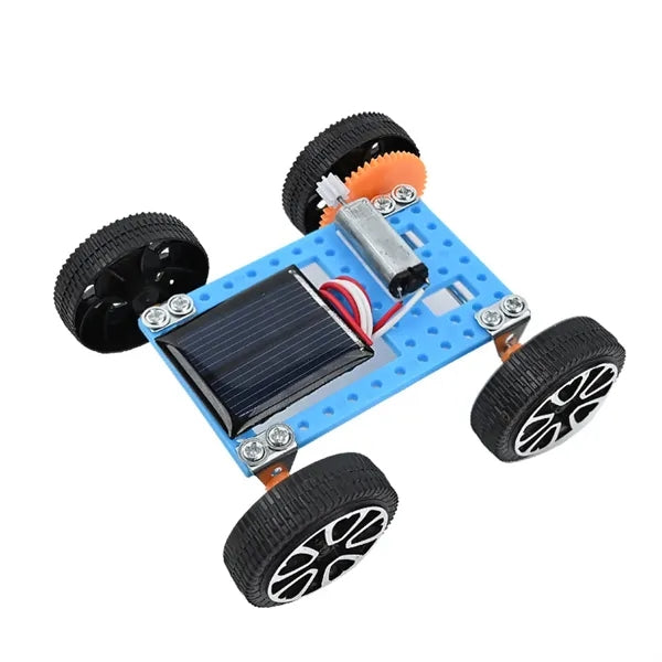 Kids DIY Micro Solar Sun Powered Car