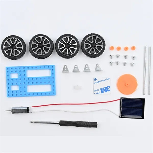 Kids DIY Micro Solar Sun Powered Car