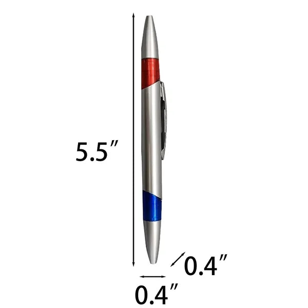 Plastic Dual Tip Ballpoint Pen