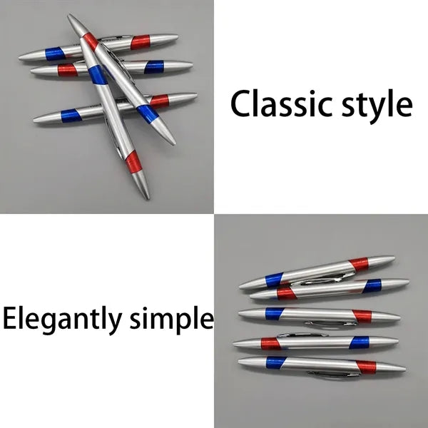 Plastic Dual Tip Ballpoint Pen