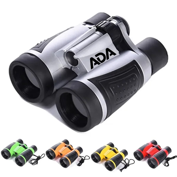 HD Kids Binoculars Toy w/ Lanyard