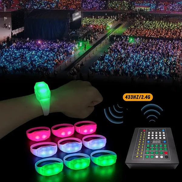 Remote Control LED Light-Up Wristband
