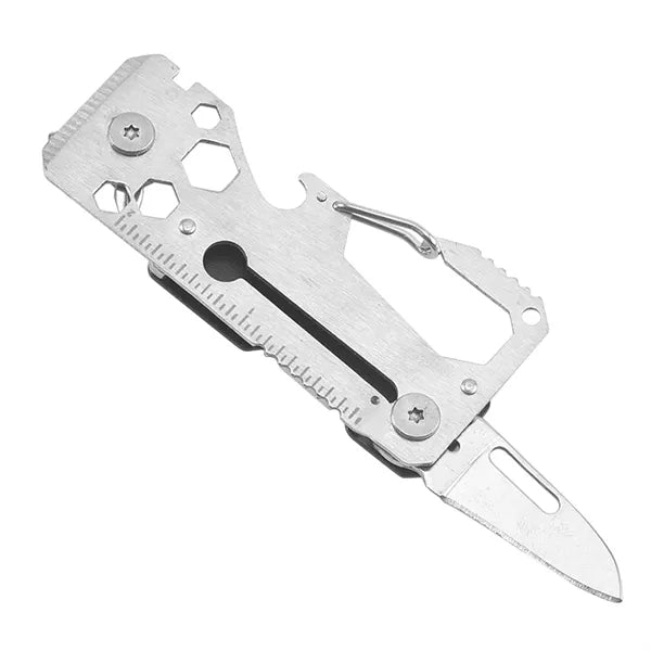 4 in 1 Multi Tool Stainless Steel Carabiner Folding Knife