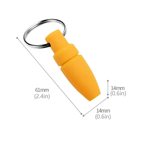 Plastic Cigar Punch Cutter Keychain
