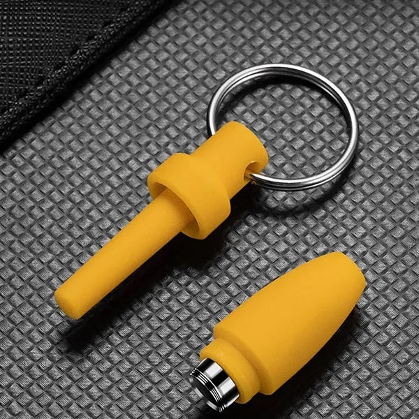 Plastic Cigar Punch Cutter Keychain