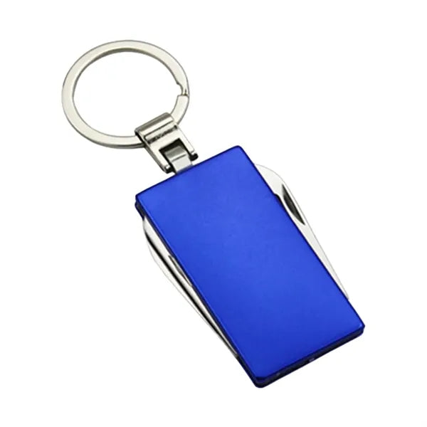 Outdoor Stainless Steel Folding Knife Keychain