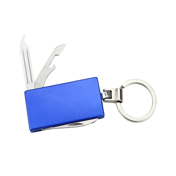 Outdoor Stainless Steel Folding Knife Keychain
