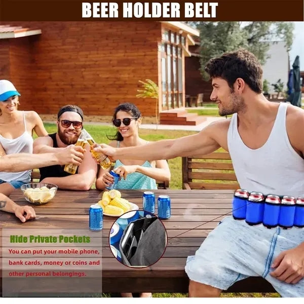 Six Pack Beer Belt Holster