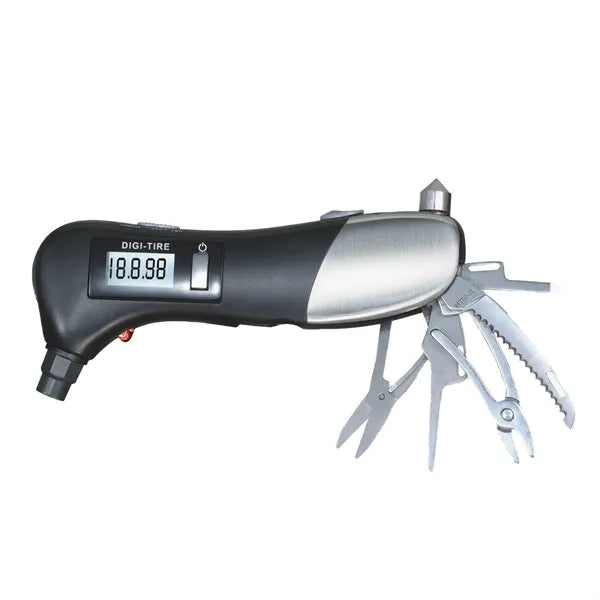 10 In 1 Multi Digital Flashlight Tire Pressure Gauge