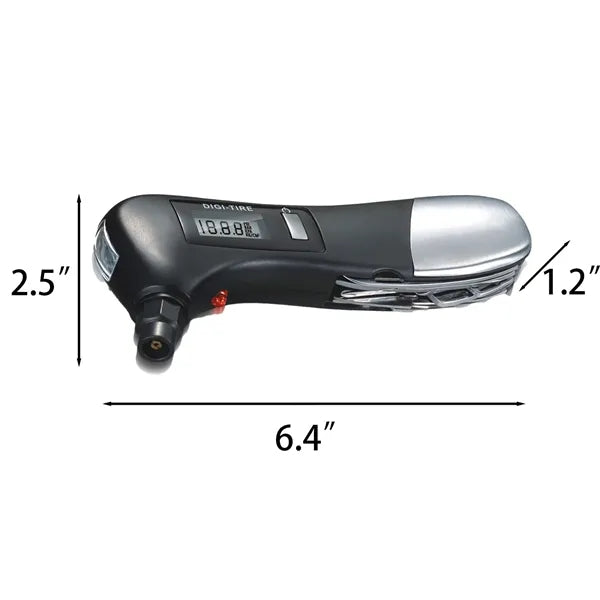 10 In 1 Multi Digital Flashlight Tire Pressure Gauge