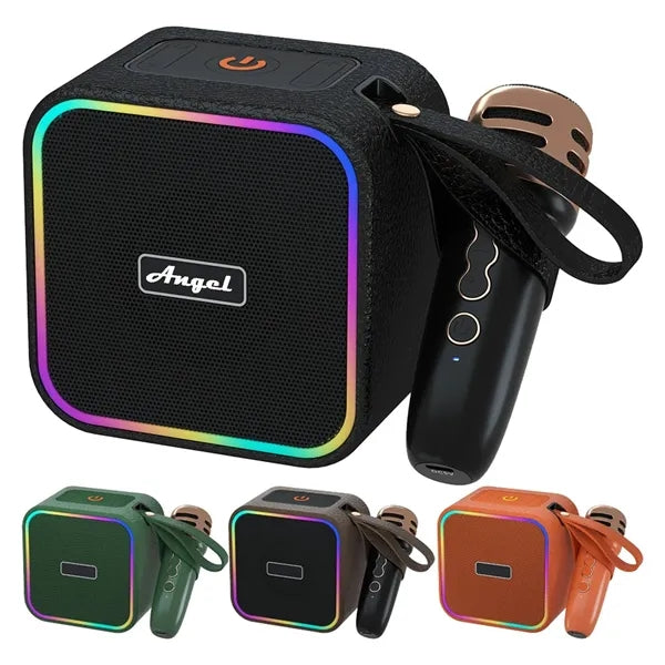 Mini Wireless Karaoke Speaker w/ Microphones