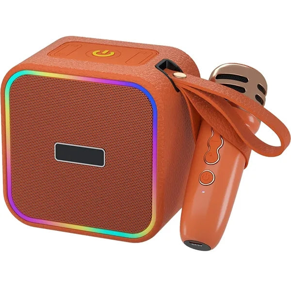 Mini Wireless Karaoke Speaker w/ Microphones