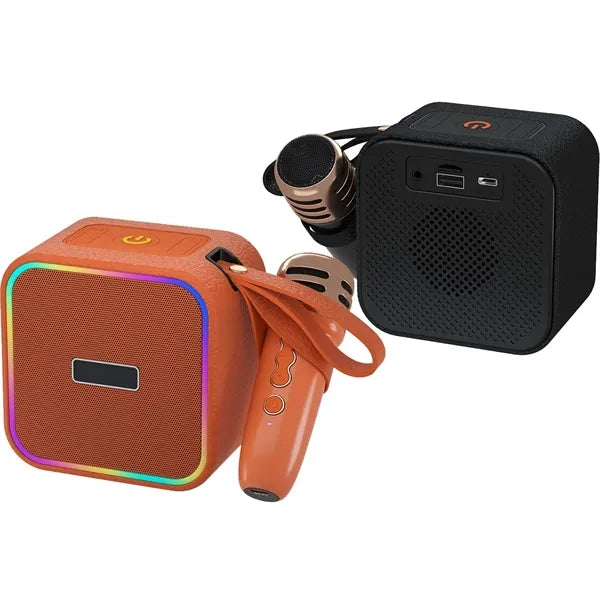 Mini Wireless Karaoke Speaker w/ Microphones