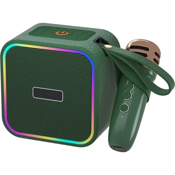 Mini Wireless Karaoke Speaker w/ Microphones
