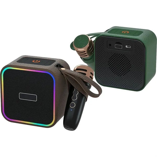 Mini Wireless Karaoke Speaker w/ Microphones