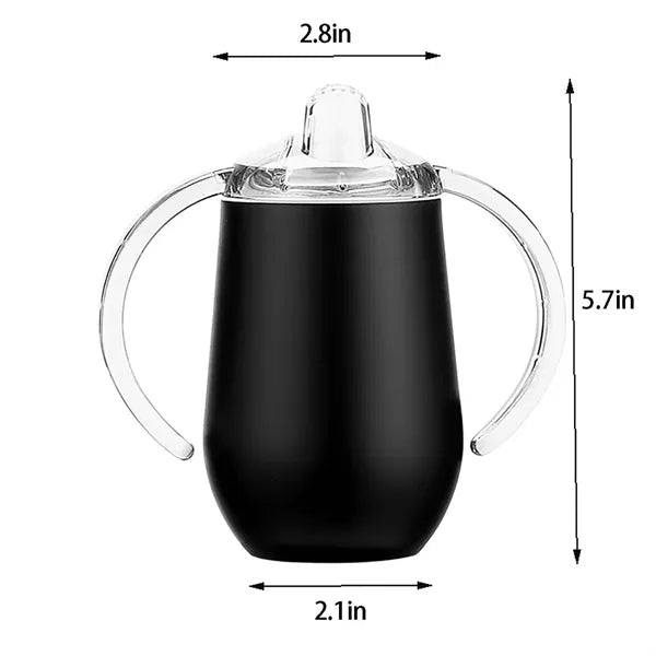 10 oz Toddlers Stainless Steel Sippy Cup Water Bottle