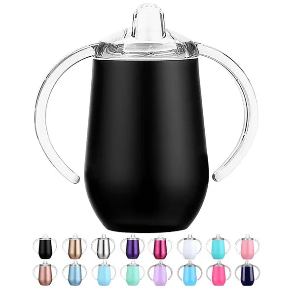 10 oz Toddlers Stainless Steel Sippy Cup Water Bottle