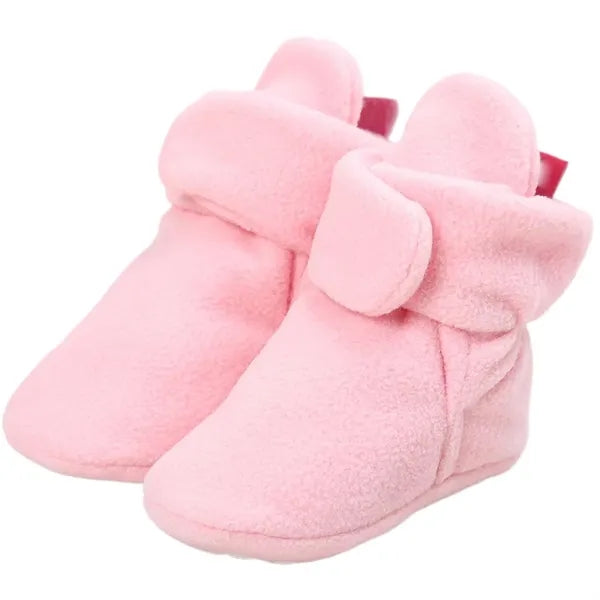 Baby Soft Sole Cotton High Top First Walker Shoes