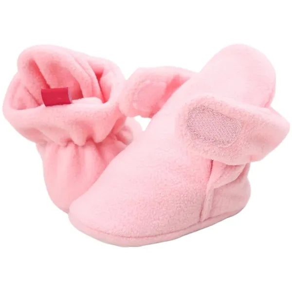 Baby Soft Sole Cotton High Top First Walker Shoes