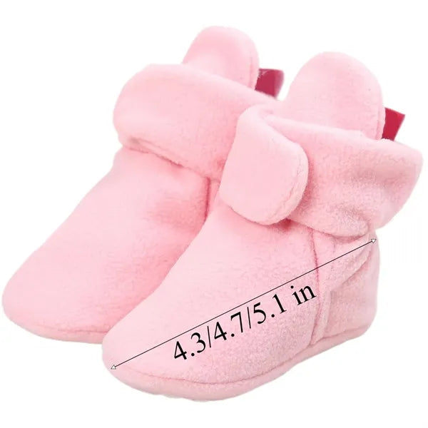 Baby Soft Sole Cotton High Top First Walker Shoes
