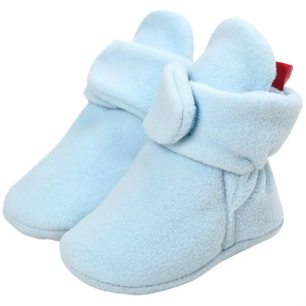 Baby Soft Sole Cotton High Top First Walker Shoes