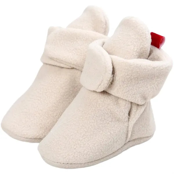 Baby Soft Sole Cotton High Top First Walker Shoes