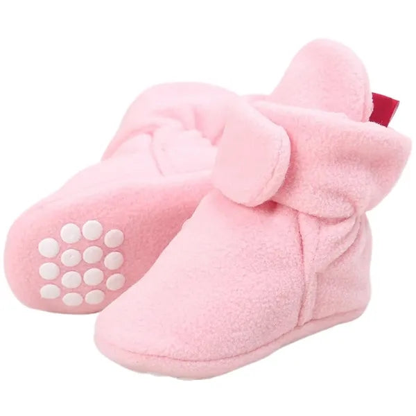 Baby Soft Sole Cotton High Top First Walker Shoes