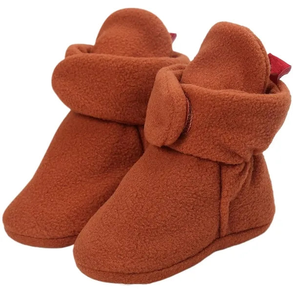 Baby Soft Sole Cotton High Top First Walker Shoes