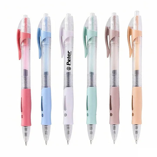 0.5mm Retractable Clear Ballpoint Pen
