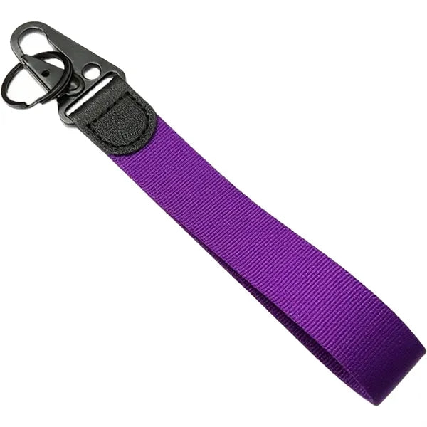 Carabiner Polyester Lanyard Keychain
