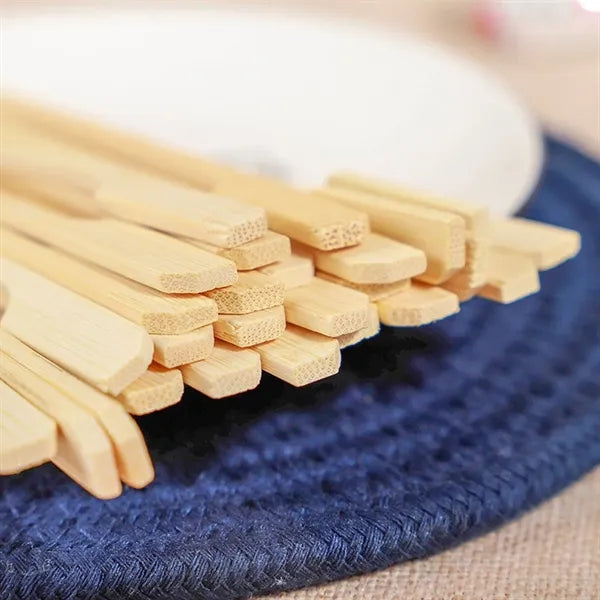 100PCS Food Grade Heat-Resistant Bamboo Skewers