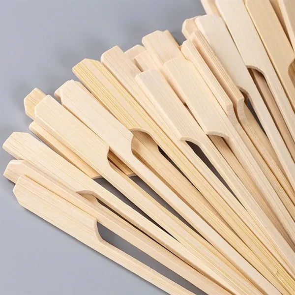 100PCS Food Grade Heat-Resistant Bamboo Skewers