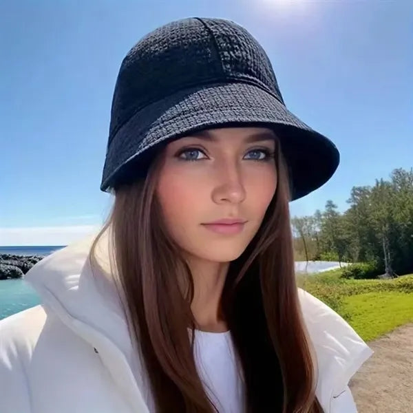 Adjustable Waffle Knit Sun Protection Fisherman Hat