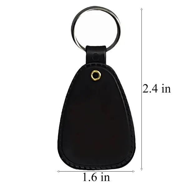 PVC Teardrop Shape Key Tag Car Keychain