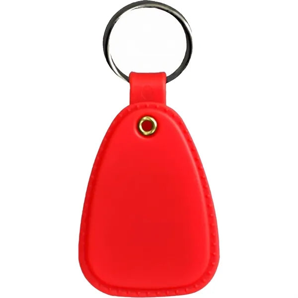 PVC Teardrop Shape Key Tag Car Keychain