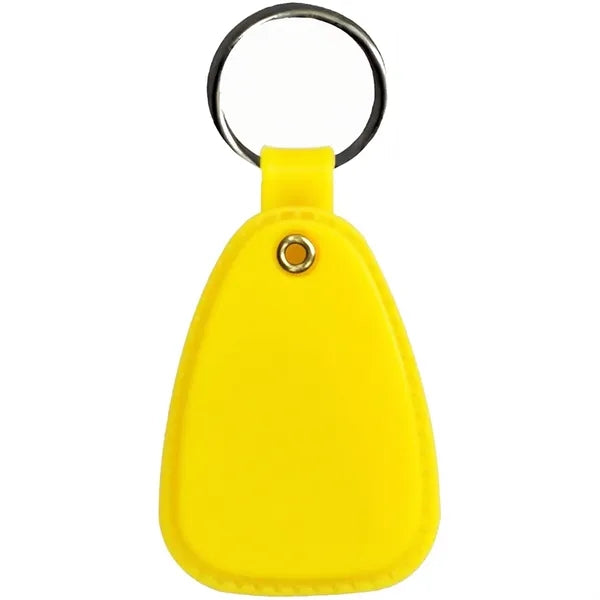 PVC Teardrop Shape Key Tag Car Keychain
