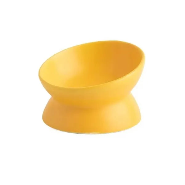 Raised Ceramic Pet Food Bowl