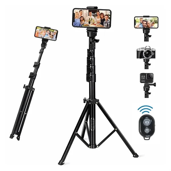 Portable Aluminum Telescoping Phone Tripod Stand