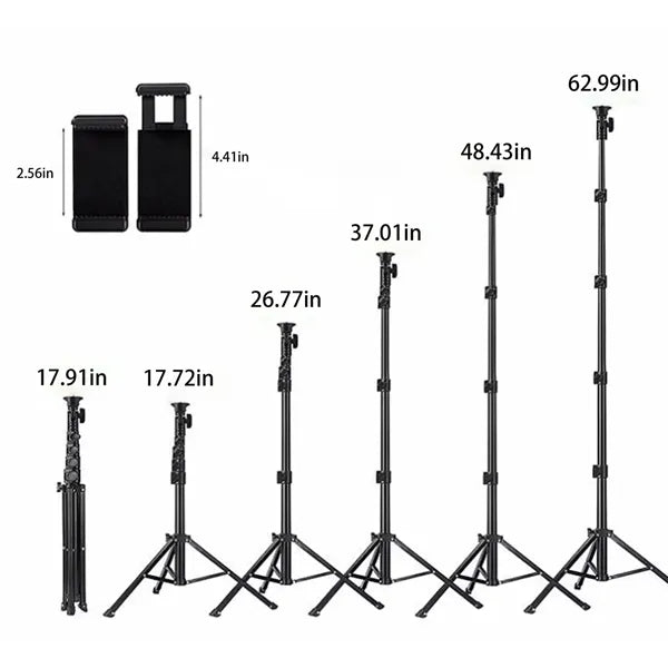 Portable Aluminum Telescoping Phone Tripod Stand