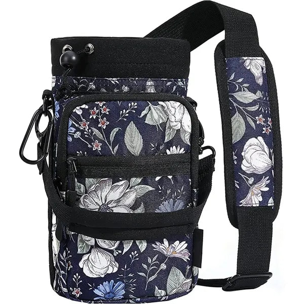 Oxford Adjustable Shoulder Strap Water Bottle Carrier Bag