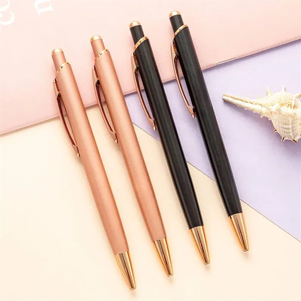 Retractable Metal Ballpoint Pen