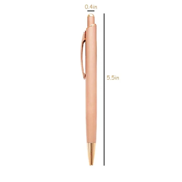 Retractable Metal Ballpoint Pen