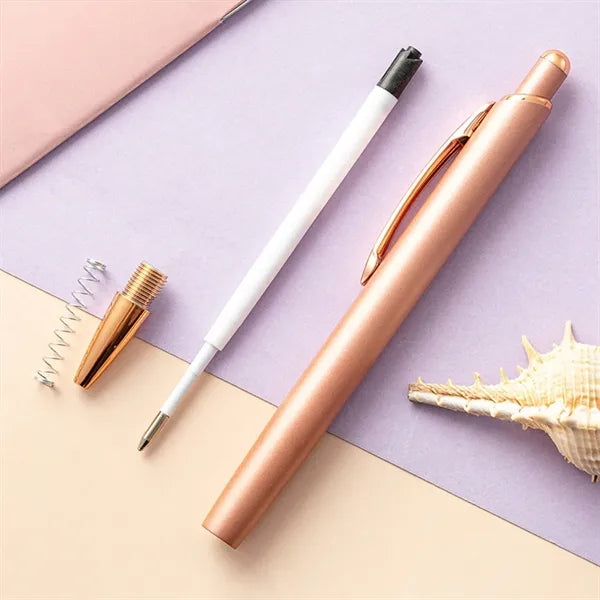 Retractable Metal Ballpoint Pen