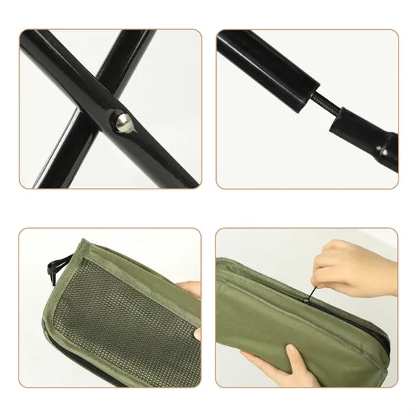 Shoulder Bag Design Carbon Steel Foldable Oxford Stool