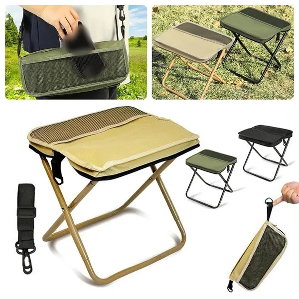 Shoulder Bag Design Carbon Steel Foldable Oxford Stool